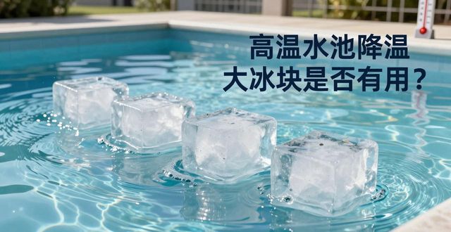 大冰块游泳池降温效果_湖州高温水池降温大冰块_冰块降温实际应用分析